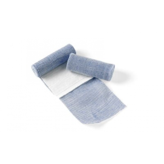 Pansement compressif bleu 8 x 10 cm