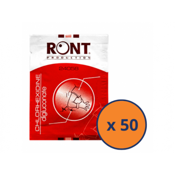 Lingette alcool 70 % - Lot de 50