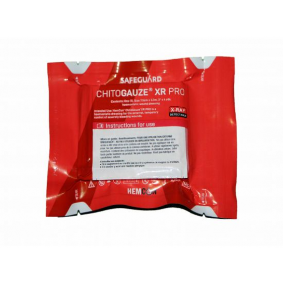 Pansement hémostatique ChitoGauze XR Pro antimicrobien
