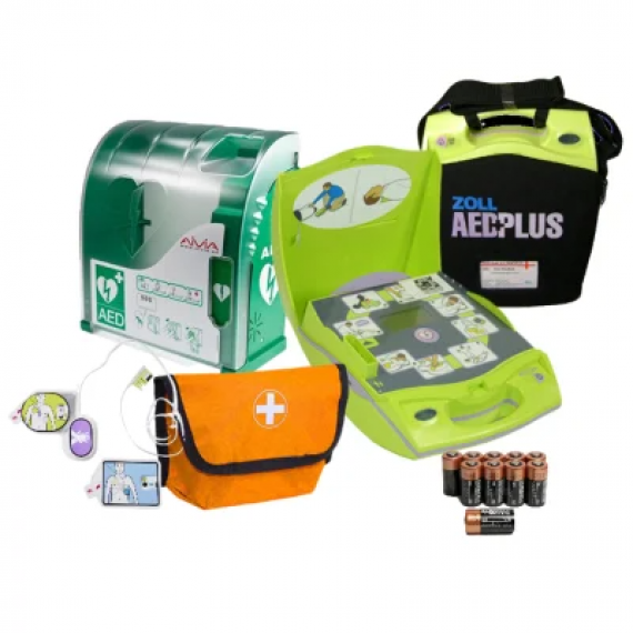 PACK DÉFIBRILLATEUR AUTOMATIQUE AED PLUS INTÉRIEUR ZOLL