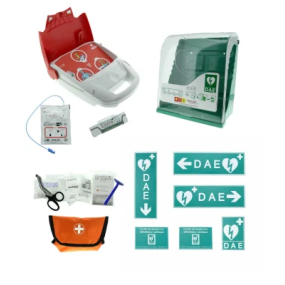 Pack défibrillateur automatique FRED PA-1 intérieur SCHILLER