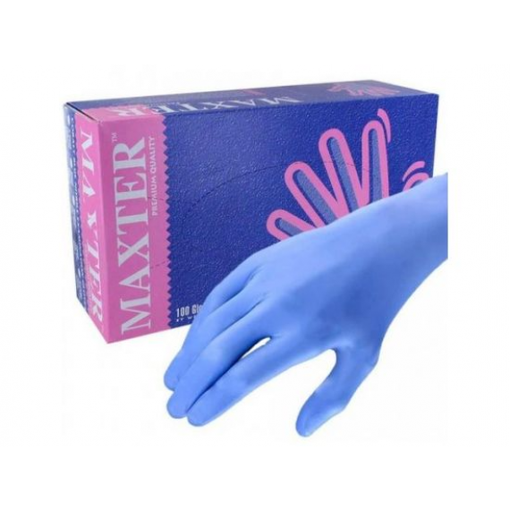 Gants nitrile non poudrés - Boite de 200