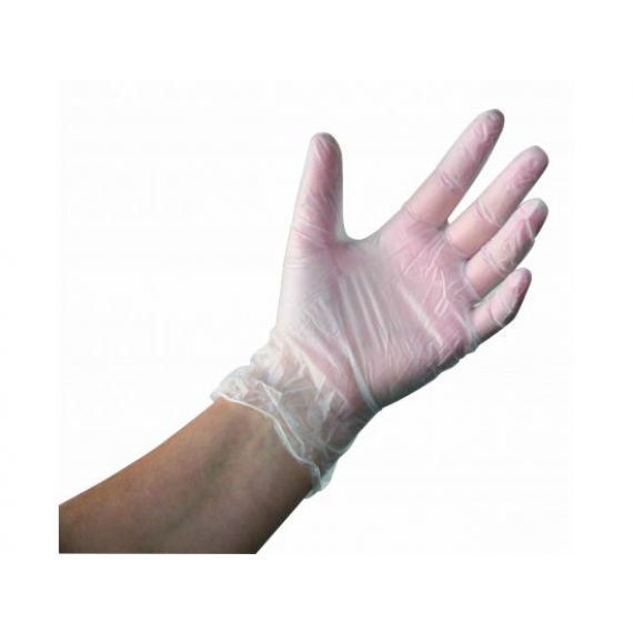 Gants vinyle non poudrés - Boite de 100