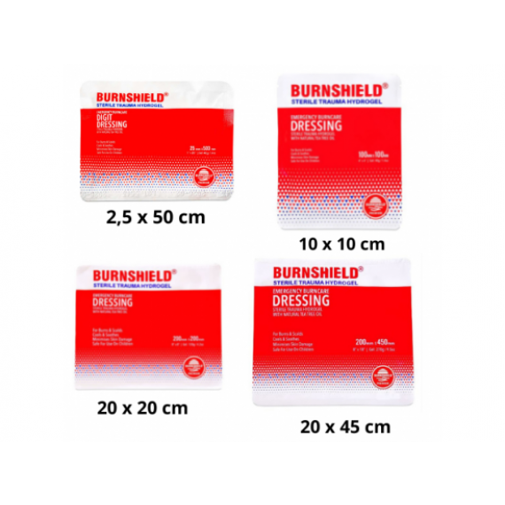 Compresse brulure Burnshield - Petite et moyenne surface