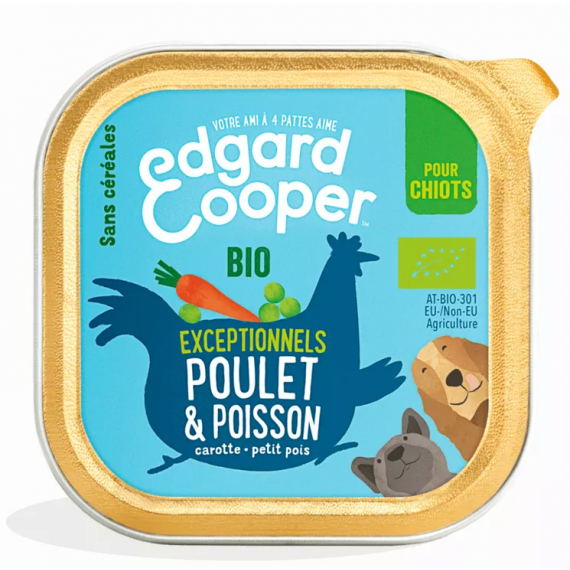 Barquette bio "Savoureuse dinde" - Edgard & Cooper