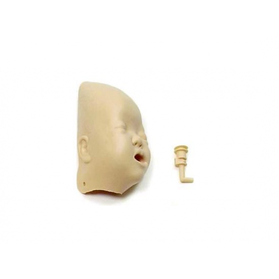 Peau de visage pour mannequin Baby Anne et Little Baby - LAERDAL - Par 6