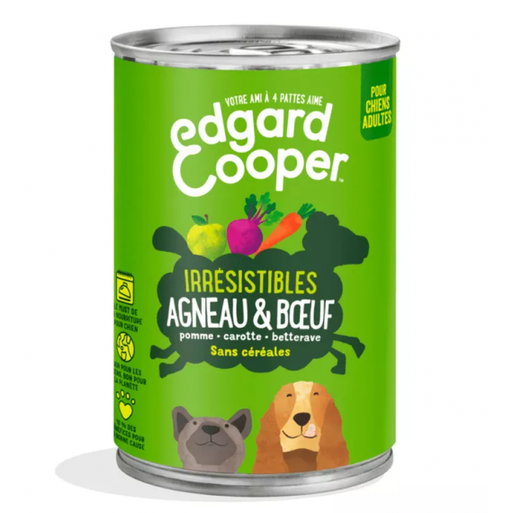 Boîte "Irrésistibles agneau & bœuf" sans céréales - Edgard & Cooper