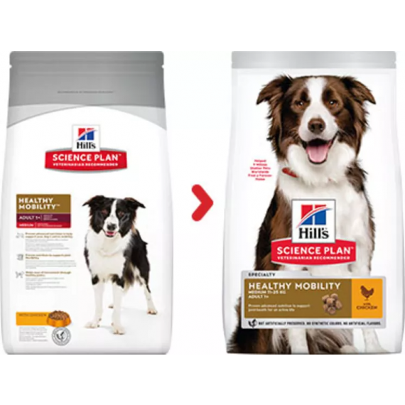 Canine Adult Healthy Mobility Medium Poulet - Hill's Science Plan
