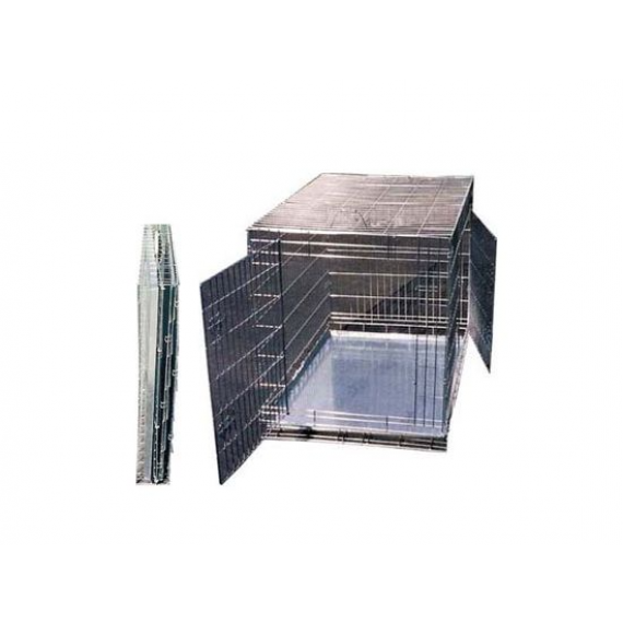 Cage de transport pour chien en acier