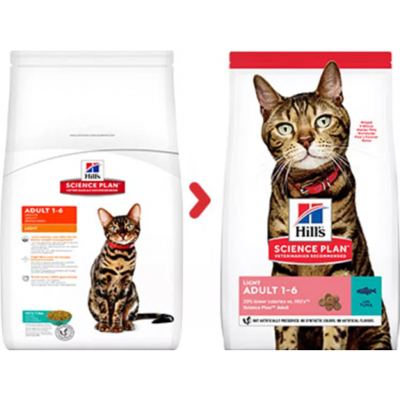 Feline Adult Light au thon - Hill's Science Plan