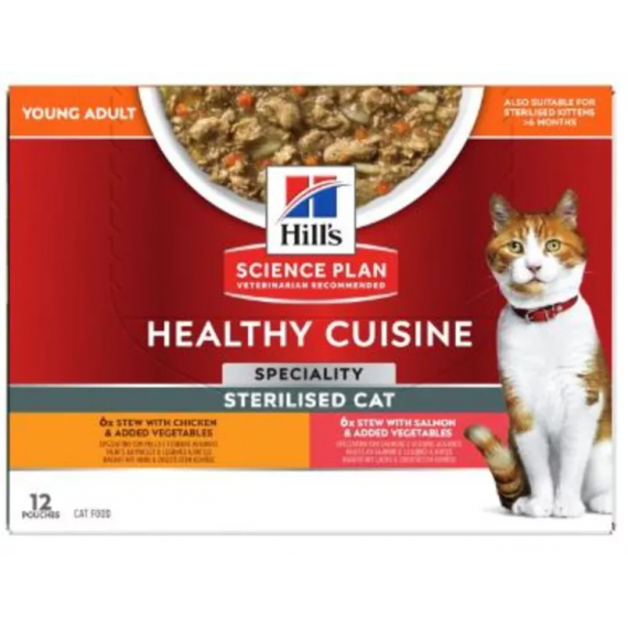 Feline Sterilised Adult "Healthy cuisine" - Hill's Science Plan