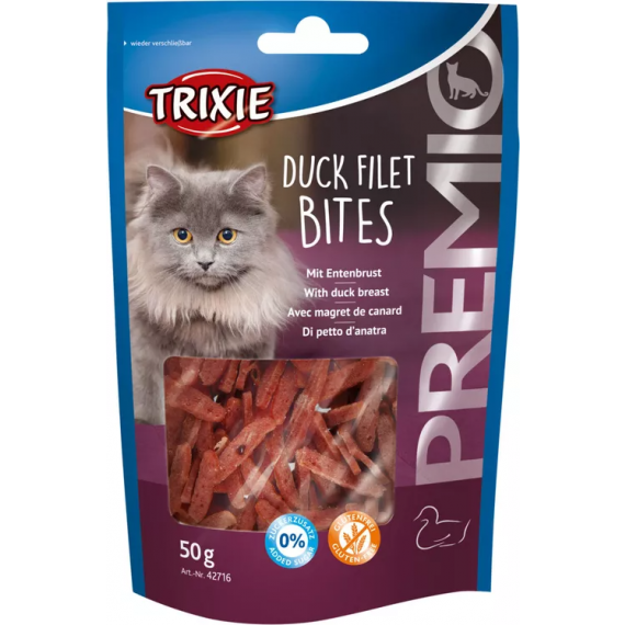Friandises pour chat "Duck filet Bites" 50 g - Trixie
