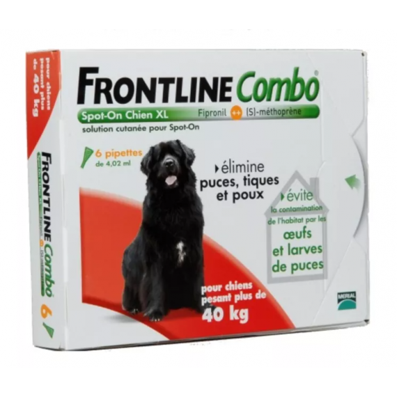 Frontline Combo Spot On Chien 40-60 kg - Merial
