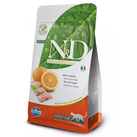 Poisson & Orange Chat Adulte - Farmina