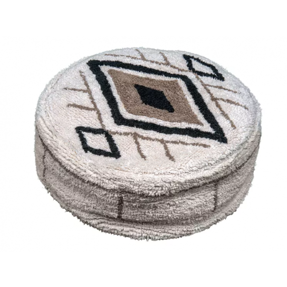 Pouf "Berber" caramel - Fantail