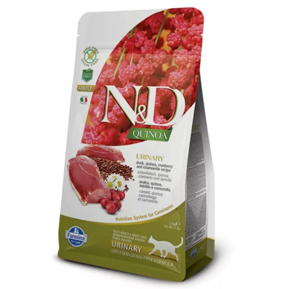 Quinoa chat Urinary Duck (Urinary Canard) - Farmina