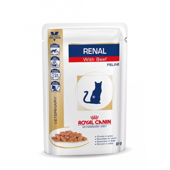 Renal - Boeuf (12 sachets 85 g) - Royal Canin Veterinary Diet