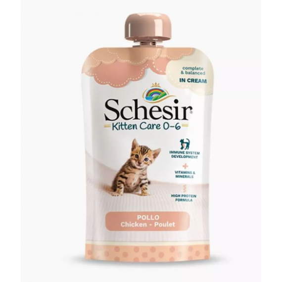 Sachet Kitten Care au poulet - Schesir
