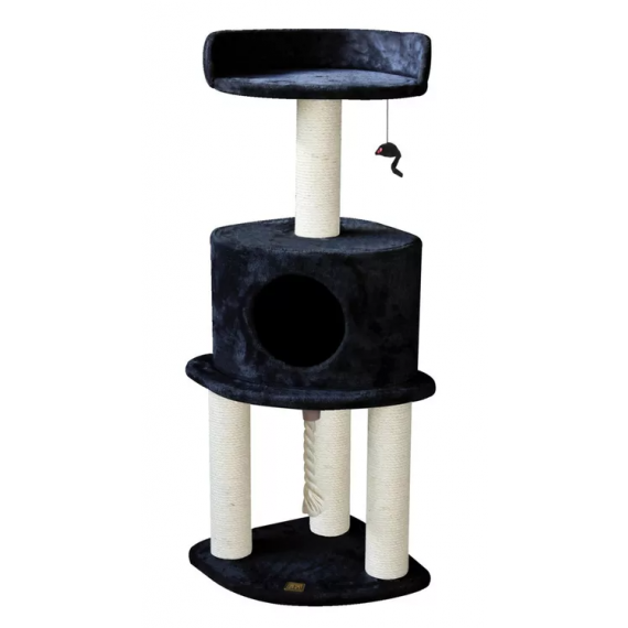 Arbre à chat Corner Rope Noir - Ebi
