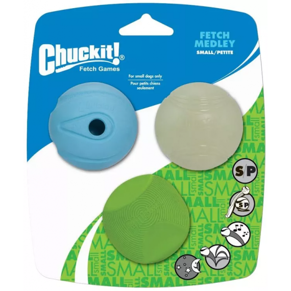 Balles "Fetch Medley" - lot de 3 - Chuckit