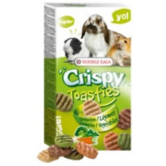 Biscuits "Crispy Toasties" Légumes - Versele Laga (150 g)
