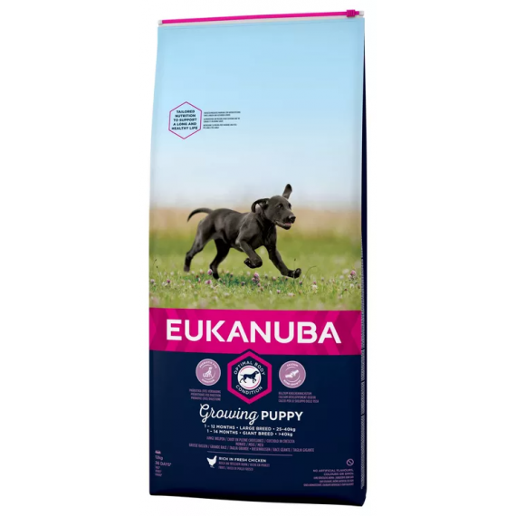Chiots de grande race - eukanuba (12kg)