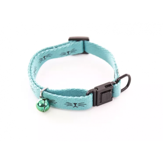Collier pour chat "Frimousse" turquoise - Martin Sellier