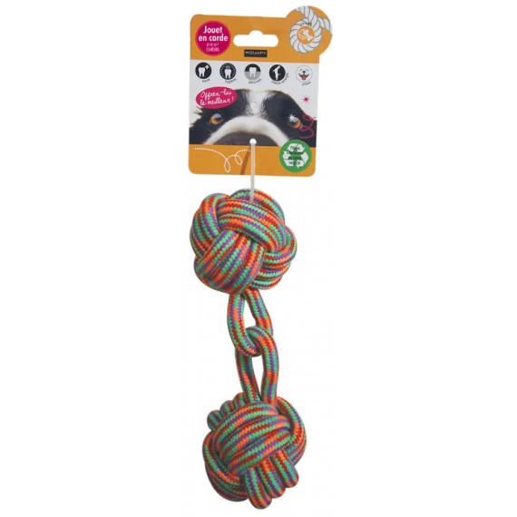 Corde pour chien "Nœud Couronne" - Wouapy