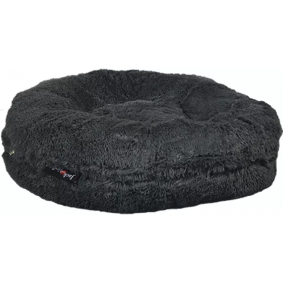 Coussin "Puff Long Plush" gris - Jack and Vanilla