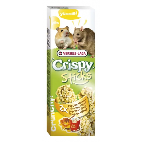 Crispy sticks "Pop corn et Miel" - Versele Laga (2 sticks)