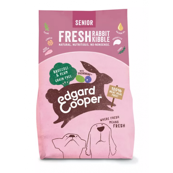 Croquettes pour chien senior au lapin - Edgard & Cooper