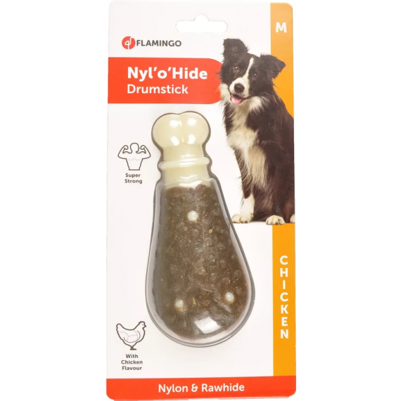 Cuisse de poulet "Nyl' o' Hide" - Flamingo Pet Products