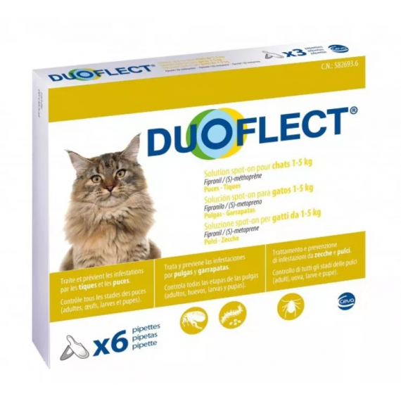 Duoflect chat moins de 5 kg - Ceva