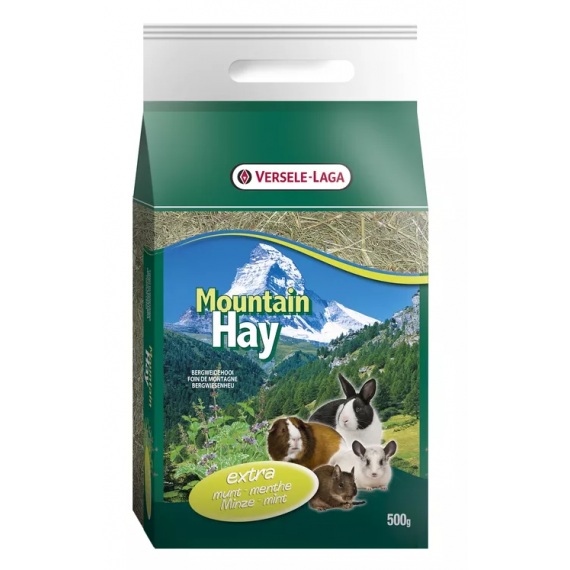 Foin "Mountain Hay à la menthe" - Versele Laga (500 g)