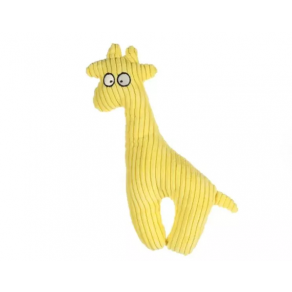 Girafe jaune en velours - Flamingo