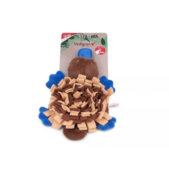 Jouet chien peluche cachette Platypus 30 cm - Vadigran