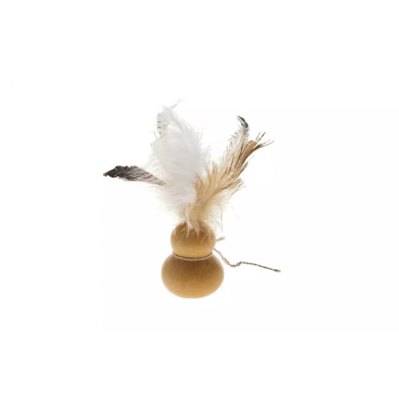 Jouet citrouille à plumes au matatabi - Ferribiella