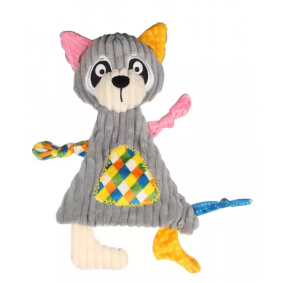 Jouet Kareau Raton Laveur gris - Flamingo