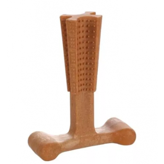 Jouet Nyl'o Bamboo T-Bone - Flamingo
