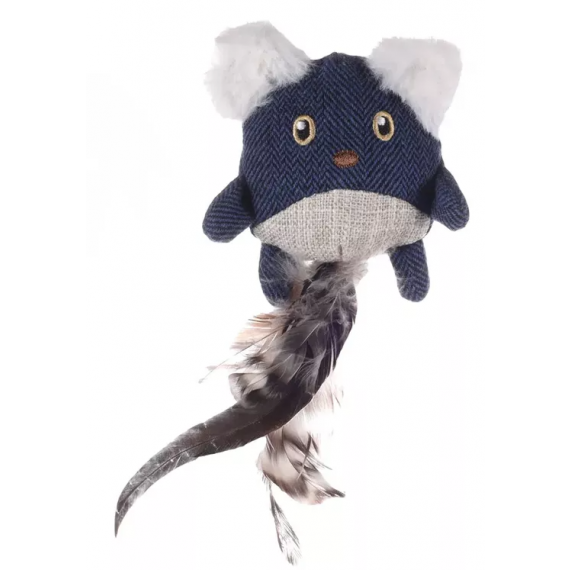 Jouet pour chat Jeany Souris à plumes - Flamingo