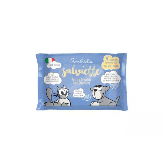 Lingettes pour oreilles x20 - Ferribiella