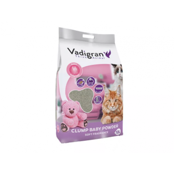 Litière Cat Litter Bentonite Babypowder - Vadigran
