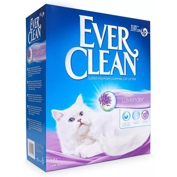 Litière Ever Clean "Lavande" 6 kg - EVER CLEAN