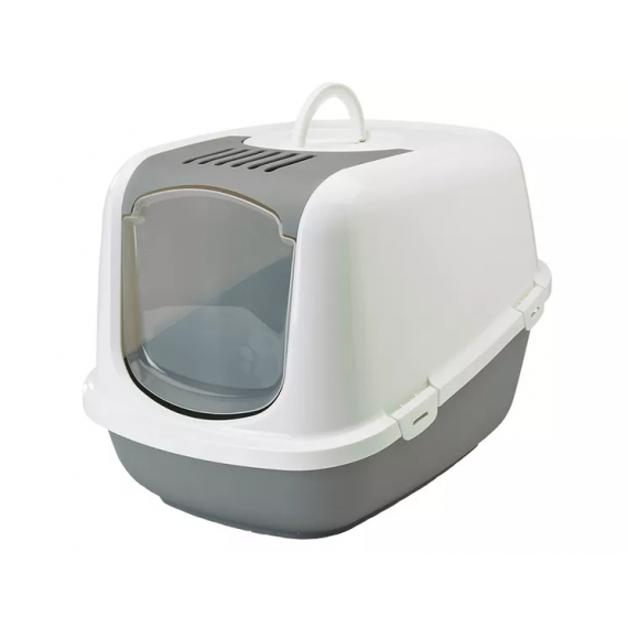 Maison toilette Nestor jumbo blanc/gris - Vadigran