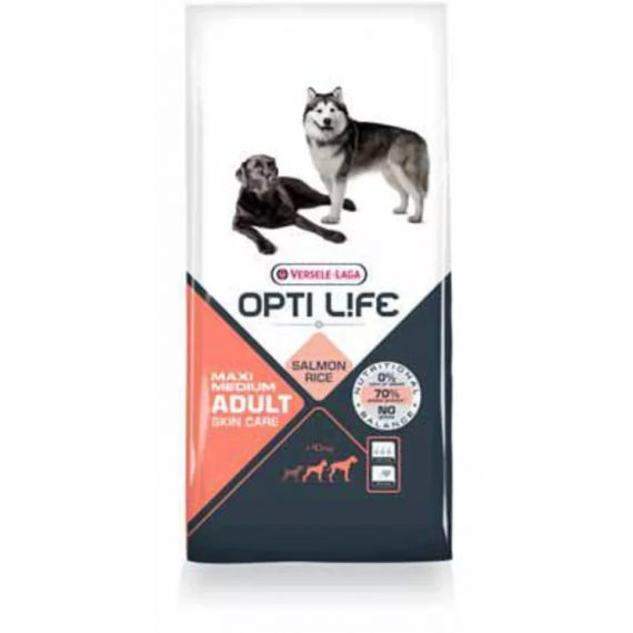Opti Life Adult Skin Care Medium/ Maxi 12.5 kg - Versele Laga