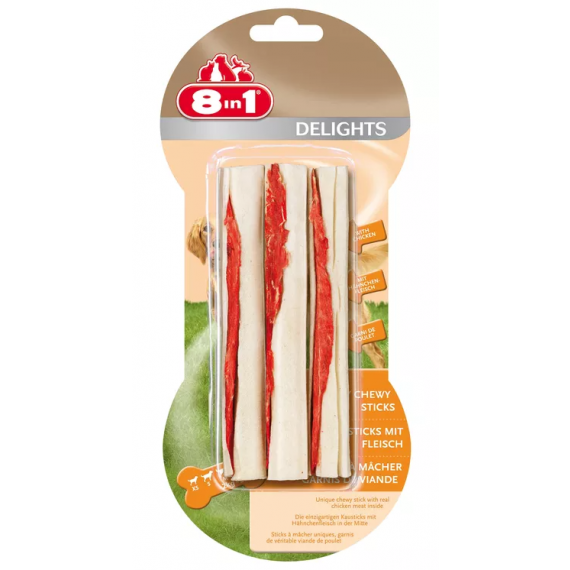 Os à mâcher Delights "Sticks" - 8 in 1