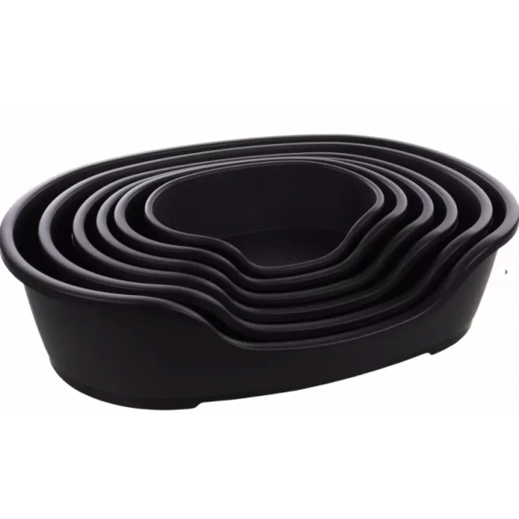 Panier Tuck Ovale Noir - Flamingo