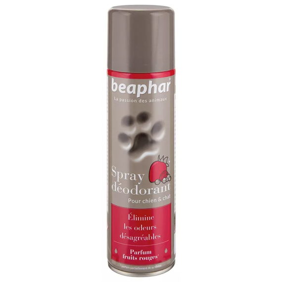 Spray déodorant "fruits rouges" 250 ml - Beaphar