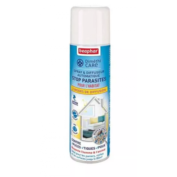 Spray + diffuseur automatique pour l'habitat stop puces - Beaphar