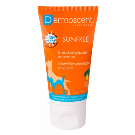 Sunfree "Ecran solaire" Tube 30 ml - Dermoscent